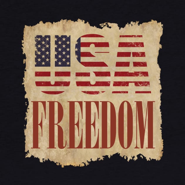 Freedom. USA. Patriotic Collection by ArtlyStudio
